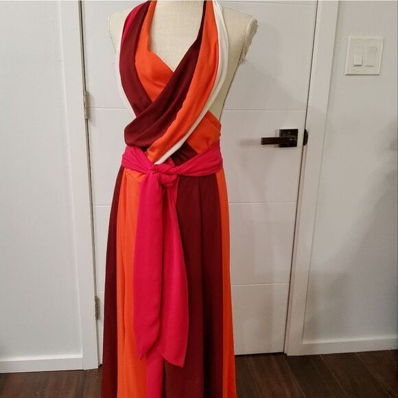 Tommy Hilfiger Women's Zendaya Curve Cross Front Dress Size 18 - Picture 2 of 11